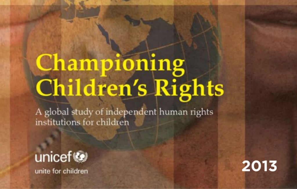 CHAMPIONING CHILDREN'S RIGHTS 2013